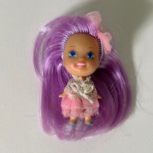 Vintage 90s Tyco Liddle Kiddles Glitter Perfume Doll Rita Rose (21C)